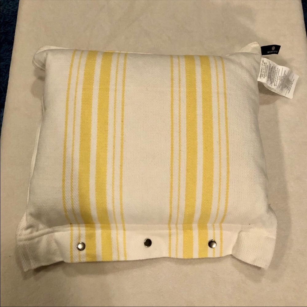 Newport Striped French Laundry Accent Pillow NWOT
